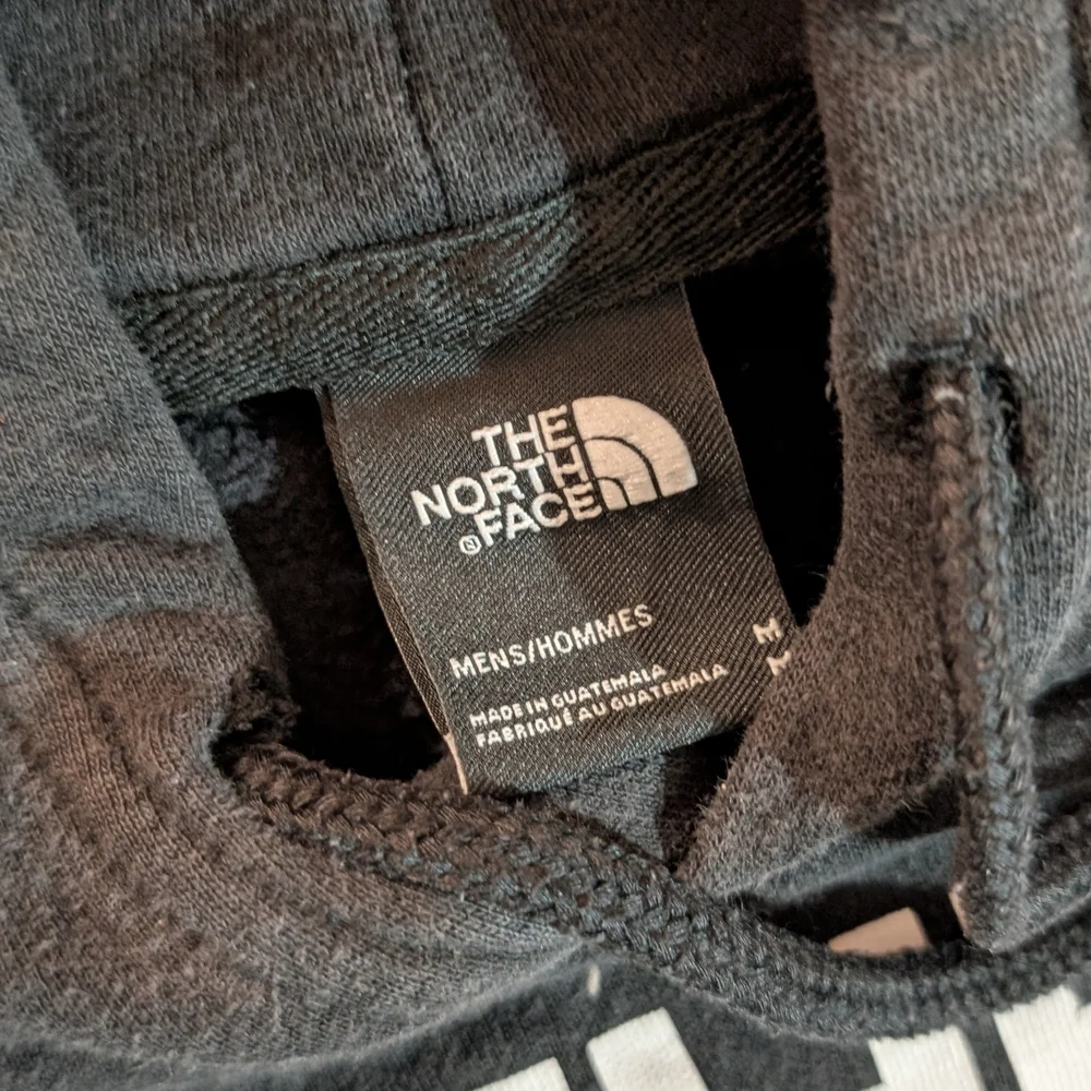 The North Face Black Fleece Pullover Hoodie‎ Men's Graphic Print Hooded M